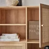sweeek - Anrichte mit Rattan-Geflecht und Holzdekor, 4 Produktbild-Vorschau 4
