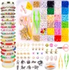 Malplay Perlen Set zum Auffädeln Halskette Armband selber Produktbild-Vorschau 1