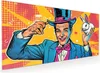 Küchenrückwand Spritzschutz Glas mit Motiv Zauberer Mit Produktbild-Vorschau 1
