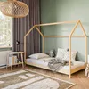 Lit d'enfant Lit de maison 90x200 cm avec protection contre Voir les images du produit 4