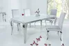 Barock Design Esstisch MODERN BAROCK 180cm weiß Edelstahl Produktbild-Vorschau 2