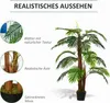 Outsunny Kunstpflanzen im Topf 120 cm Palme Kunstpflanze Produktbild-Vorschau 5