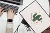 MuchoWow® Laptop Hülle 14 ZollKaktus - Sukkulente - Sommer Produktbild-Vorschau 4