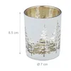 Relaxdays Teelichthalter im 12er Set, mit Tannenbaum-Motiv, Produktbild-Vorschau 4