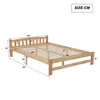 Holzbett, Massivholzbett Futonbett, Doppelbett, Massivholz Produktbild-Vorschau 5