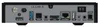 The back panel of a black electronic device, showing various ports and connectors. Produktbild-Vorschau