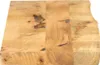 vidaXL Tischplatte 100x20x3,8 cm Baumkante Massivholz Raues Produktbild-Vorschau 3
