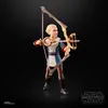 A Star Wars action figure holding a bow and arrow against a black background. Produktbild-Vorschau