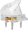 Romantisches Klavier-Ornament mit Spieluhr – Mechanischer Produktbild-Vorschau 1