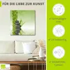 ARTland Leinwandbild Spa Steine Größe: 50x50 cm Produktbild-Vorschau 2