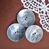3 St Extra Groß 35mm Echte Schimmernde Akoya Perlmuttknöpfe Produktbild-Vorschau 2