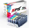 10er Multipack Set kompatibel für Canon Pixma TR8550 Produktbild-Vorschau 1
