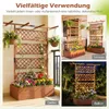 COSTWAY Blumenkasten mit Rankgitter, Rankhilfe, Produktbild-Vorschau 4