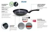 A frying pan with various features highlighted by text and diagrams. Anteprima dell’immagine prodotto