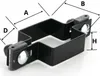LogistSystem Morsetto centrale in SET 50x50mm per filo Anteprima dell’immagine prodotto 2
