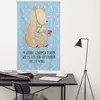 Mr. & Mrs. Panda Wandbild Bär Arzt - Blau Pastell - Produktbild-Vorschau 4