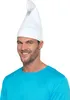 A man wearing a blue shirt and a white pointy hat. Produktbild-Vorschau