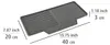 WENKO Tappeto scolapasta in silicone Neli Grigio Utensili Anteprima dell’immagine prodotto 4