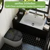 WC Sitz D-Form Schwarz mit Absenkautomatik Motiv Black Produktbild-Vorschau 3