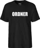 Huuraa Herren T-Shirt Ordner Schriftzug L Black Bio Produktbild-Vorschau 2