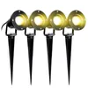 Jopassy 4X Gartenstrahler 4W LED Gartenleuchte mit Erdspieß Produktbild-Vorschau 2