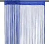 vidaXL Fadenvorhänge 2 Stk. 100 x 250 cm Blau Produktbild-Vorschau 9