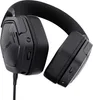 A black wireless gaming headset is shown from a diagonal angle against a white background. Produktbild-Vorschau