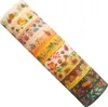 INF 10er-Set schwarzes Washi-Tape mit Goldfolie, Produktbild-Vorschau 6