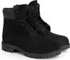 A pair of black Timberland boots on a white background. Anteprima dell’immagine prodotto