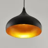 Lindby Hängelampe Ritana, schwarz-gold, Metall, Ø 31cm, E27 Produktbild-Vorschau 5