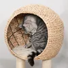 PawHut kattenboom, 100 cm, krabpaal met kattenhol, sisal, Productafbeelding-voorbeeld 7