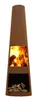 Rengo Corten Stahl Rost Terrassen ofen Garten Kamin Feuer Produktbild-Vorschau 2