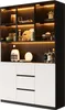 Merax LED-Glasvitrine, Küchenschrank mit 3 Glastür, 2 Produktbild-Vorschau 6