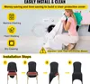 VEVOR 50 pcs Housses de chaises en polyester et Élasthanne Voir les images du produit 14