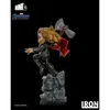 A collectible figurine of Thor from Avengers: Endgame, posed dynamically on a rocky base. Náhled obrázku produktu