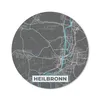 MuchoWow® Mauspad Mousepad Deutschland - Blau - Heilbronn - Produktbild-Vorschau 1