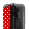 NoBoringSuitcases.com® Großer Koffer - Weiße Punkte auf Produktbild-Vorschau 5