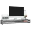 vidaXL Podstawka pod monitor betonowa szara 100x24x13 cm Podgląd zdjęcia produktu 3