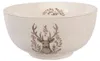 Clayre & Eef Schale 500 ml Beige Porzellan Hirsch Produktbild-Vorschau 1