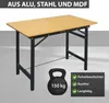 Werktisch klappbar 100 x 60 x 75 cm 150 kg Tragegriff Produktbild-Vorschau 4