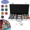 Izrielar 300 Pokerchips Spiel Pokerset Pokerkoffer Set mit Produktbild-Vorschau 1