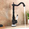 Retro Antik Waschbecken Messing Wasserhahn Bad Waschtisch Produktbild-Vorschau 3