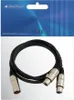 Adaptér OMNITRONIC XLR(M)/2xXLR(F) 1,5 m sw kabel Náhled obrázku produktu 4