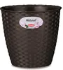 Coprivaso NATURALE marrone scuro in plastica d19x18cm Anteprima dell’immagine prodotto 1