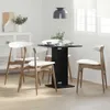 vidaXL Bistrotisch Schwarze Eiche 60x60x75 cm Holzwerkstoff Produktbild-Vorschau 2