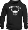 Hoodie Herren Wikinger-Helm Skull Totenkopf Print Aufdruck Produktbild-Vorschau 2