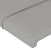 vidaXL LED Kopfteil Hellgrau 103x16x78/88 cm Stoff -  Kopf- Produktbild-Vorschau 6