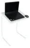 Tavolino pieghevole per laptop pieghevole 52 x 40 cm bianco Anteprima dell’immagine prodotto 6