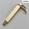 ROSA | Premium hohe Wasserfall Badarmatur Gold | Hotel Produktbild-Vorschau 7
