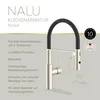 Lenz Küchenarmatur NALU Nickel – Flexible Pendelbrause, 2 Produktbild-Vorschau 3